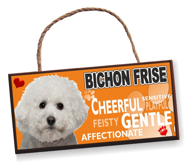 Sign - Bichon Frise No2 Bright