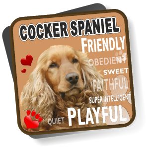 Coaster - Cocker Spaniel No4