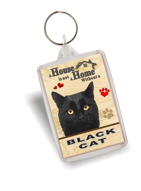 Key Ring - Black Cat