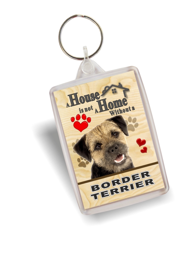 Key Ring - Border Terrier No2