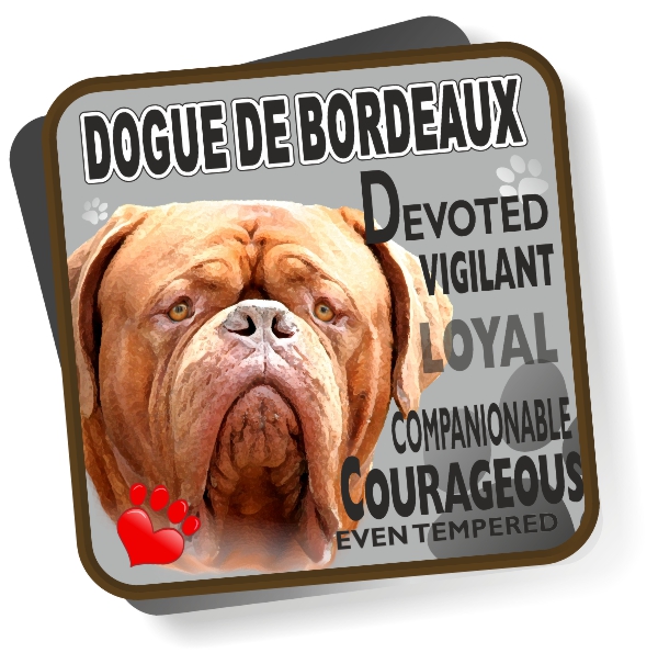 Coaster - Dogue de Bordeaux No2