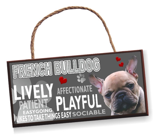 Sign - French Bulldog No2 Bright