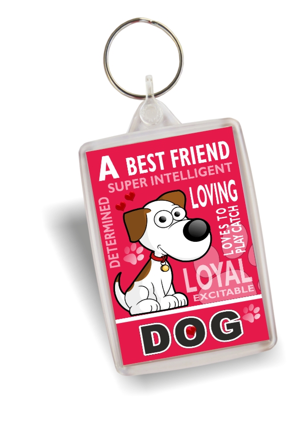 Key Ring - Dog Cartoon No2