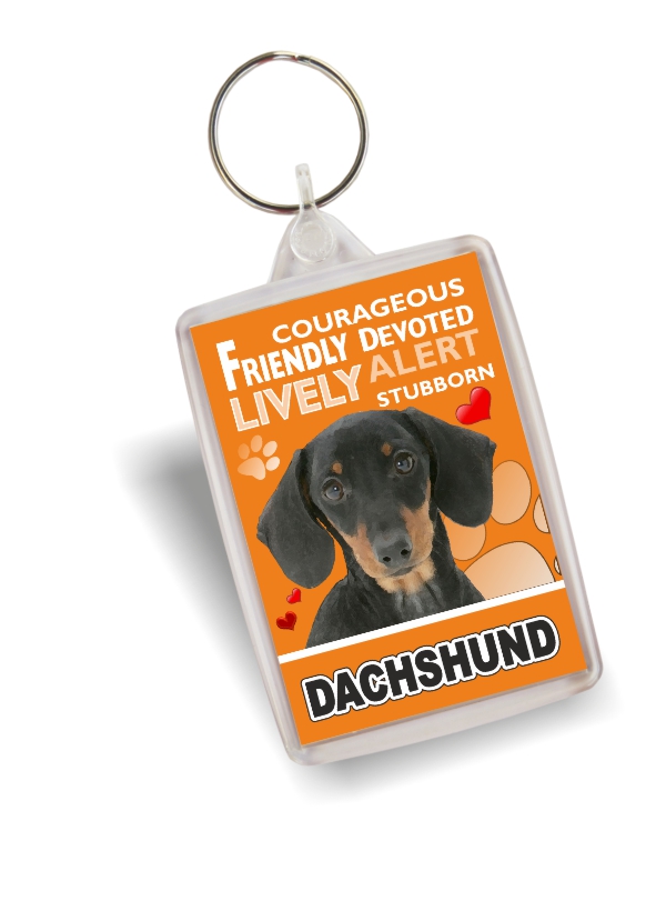 Key Ring - Dachshund No2