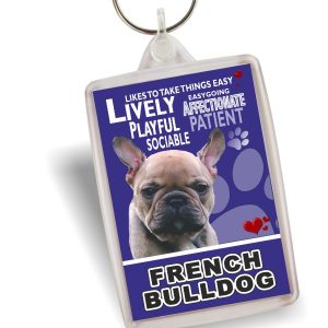 Key Ring - French Bulldog No2