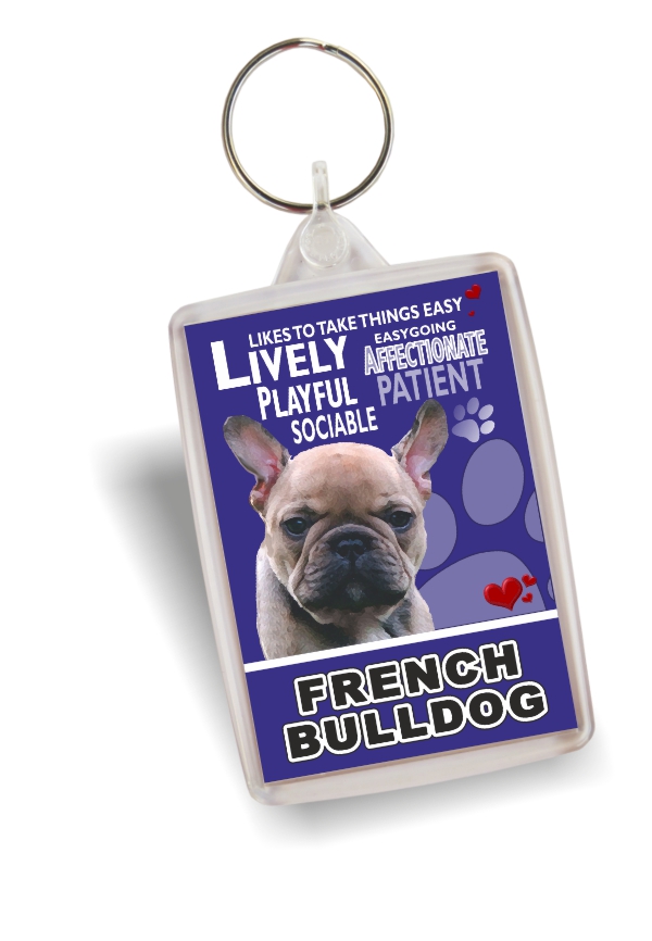 Key Ring - French Bulldog No2