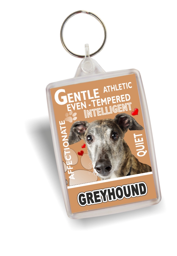 Key Ring - Greyhound No2