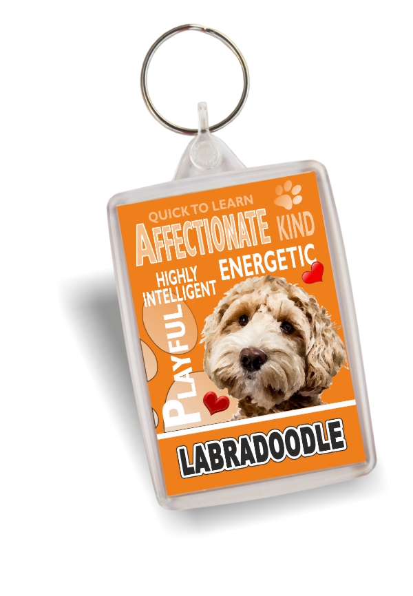 Key Ring - Labradoodle No2 Key Ring - Labradoodle No2