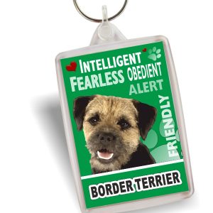 Key Ring - Border Terrier No4