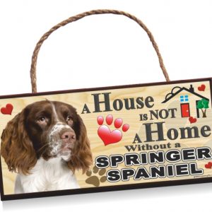 Dog Sign - Springer Spaniel Brown