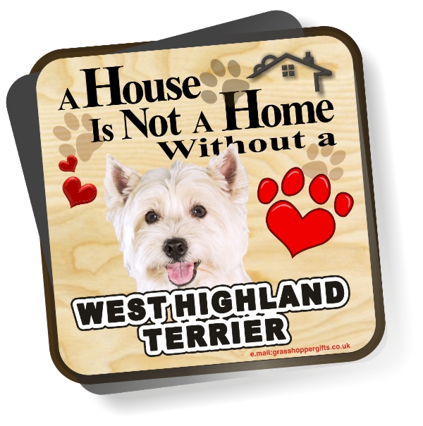 Coaster - West Highland Terrier House