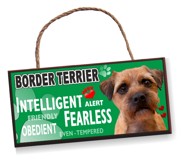 Sign - Border terrier No3 Bright