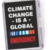 Fridge Magnet  'Climate Change  is a Global Emergency'