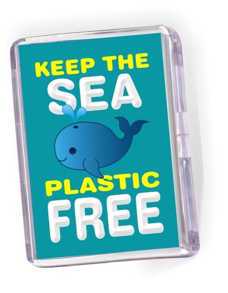 Fridge Magnet 'Keep the Sea Plastic Free'
