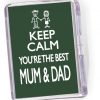 Fridge Magnet You're the Best Mum and Dad
